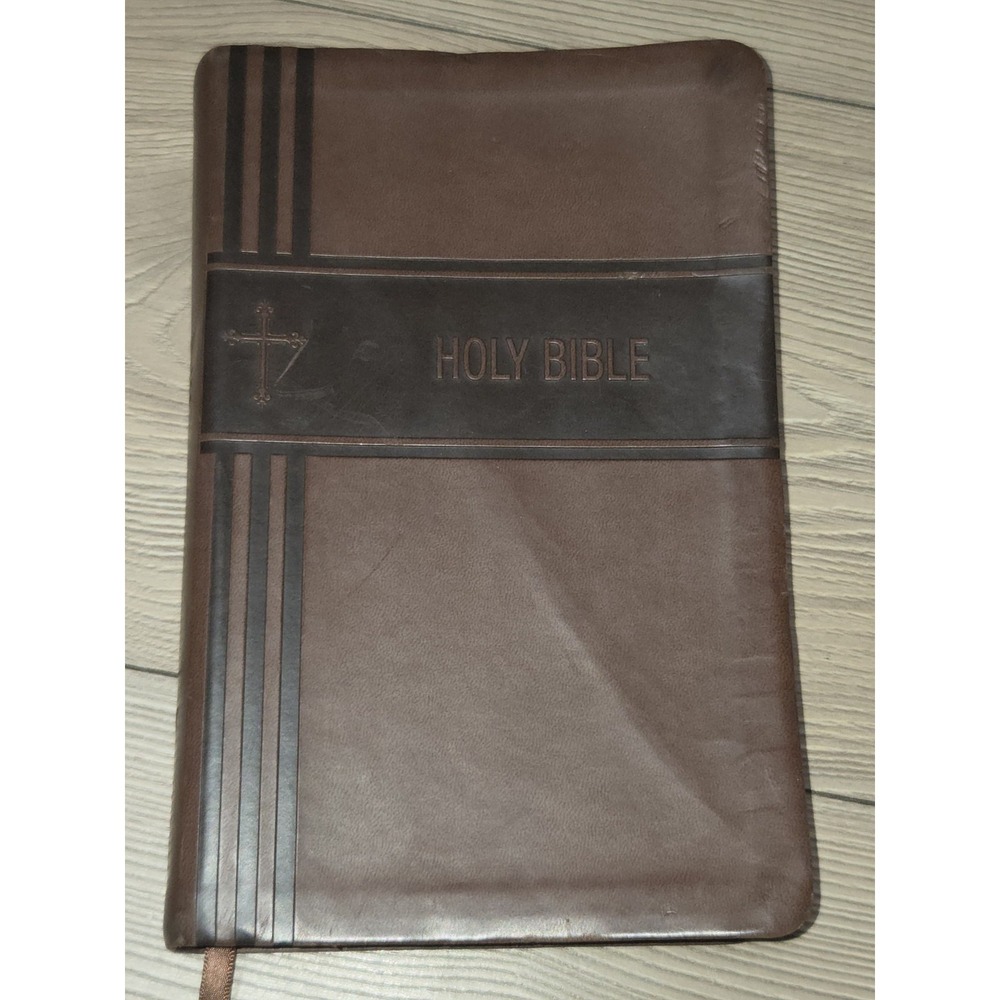 Holy Bible NIV New International Version‎ Zondervan Brown LeatherSoft 2011